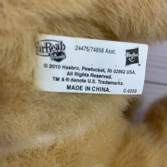 Hasbro FurReal Friends Luv Cub Tan Teddy Bear Interactive Peek a Boo 2010 Plush - Picture 8 of 12